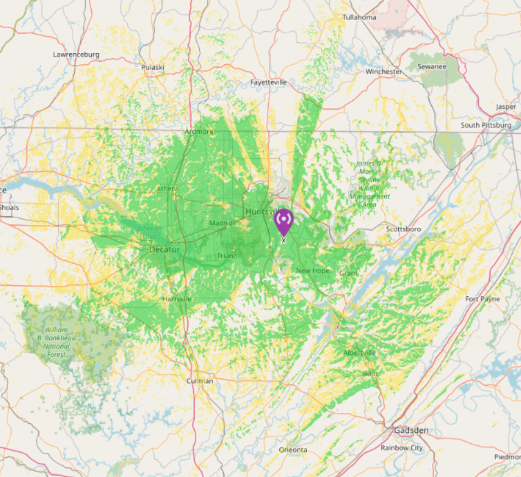 Huntsville 700 Coverage